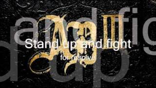 Alter Bridge - Make It Right [lyric video]
