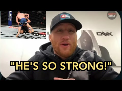 Justin Gaethje describes what it's like to fight Khabib Nurmagomedov