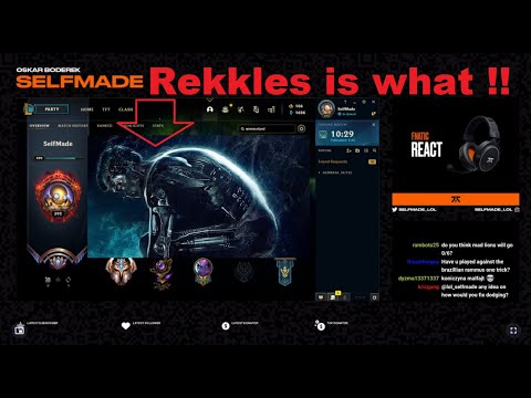 Selfmades Calls Rekkles A Machine for this reason ..