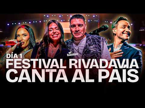 FESTIVAL NACIONAL RIVADAVIA CANTA AL PAIS I LBC & EUGE QUEVEDO, LUCIANO PEREYRA Y LA JOAQUI EN VIVO