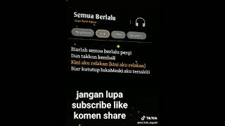 Download lagu lirik lagu dj biarlah semua berlalu mp3