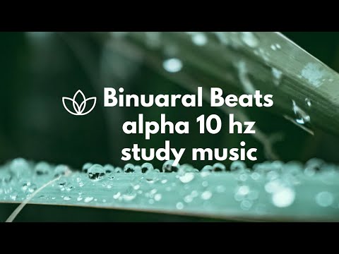 Binaural Beats for Study Focus Memory - Study Music Alpha Waves 10 Hz, Boost Brain Power