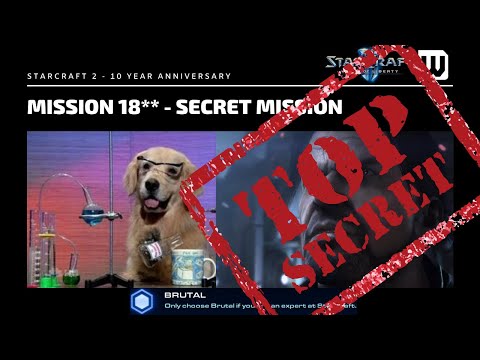 Starcraft 2: 10 Year Achievement Hunt! Brutal WoL Mission 18 - SECRET MISSION