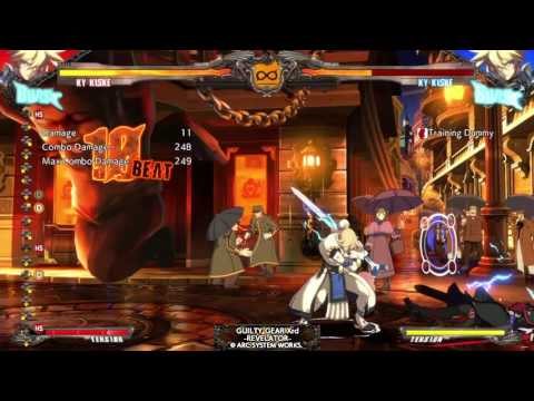 GGXRD-R Ky 100% reset high mixup sequence