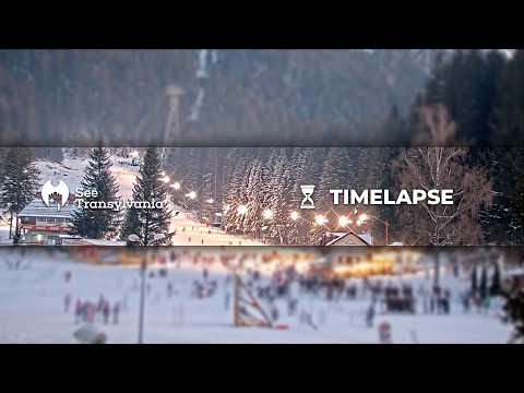 Poiana Brasov  - Partia Bradul timelapse