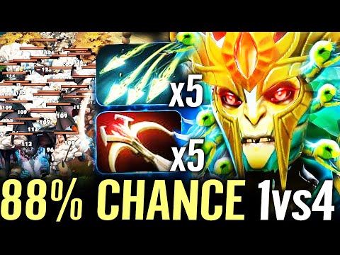 🔥 MEDUSA 88% Crit Chance 1VS4 Hard Carry — Daedalus + Butterfly Swift Blink MAX AGI Dota 2 Pro