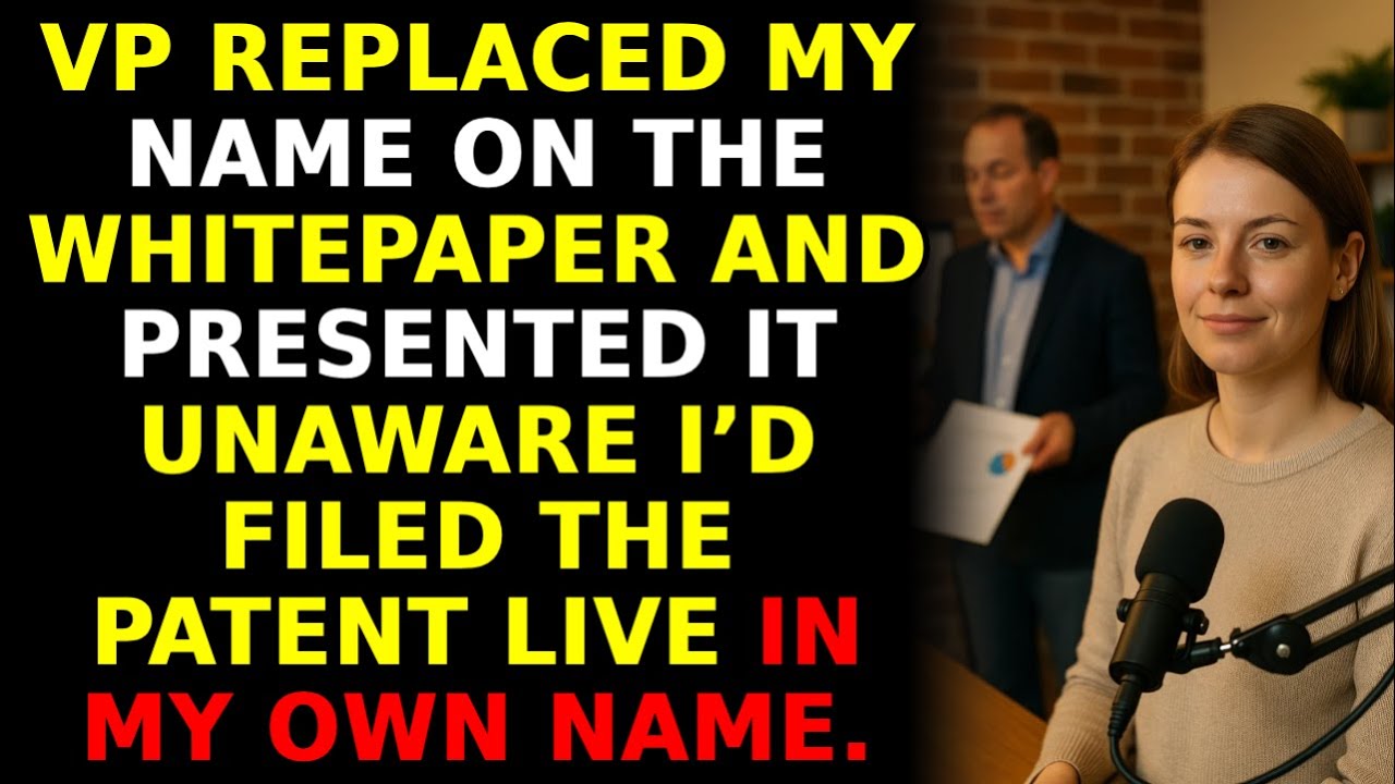 He Replaced My Name on the Patent—So I Replaced His Career 💼 | Corporate Revenge Exposed