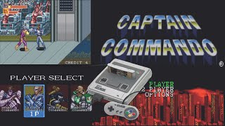 Captain Commando SNES - C&M Playthrough