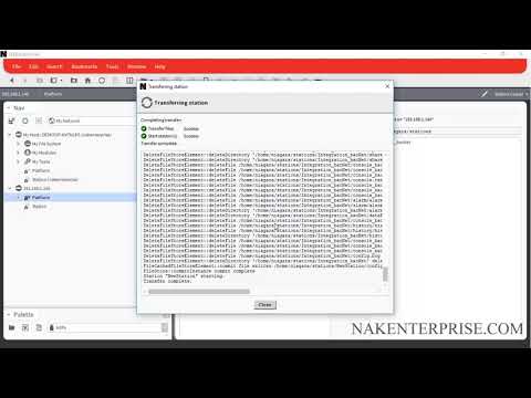 Niagara N4 Training - Create Copy Load New Station