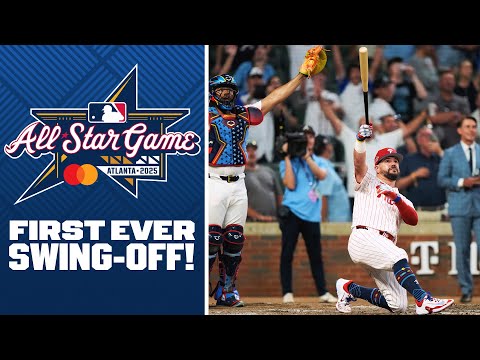Kyle Schwarber wins the first ever SWING-OFF to win the 2025 All-Star Game for the National League 💪
