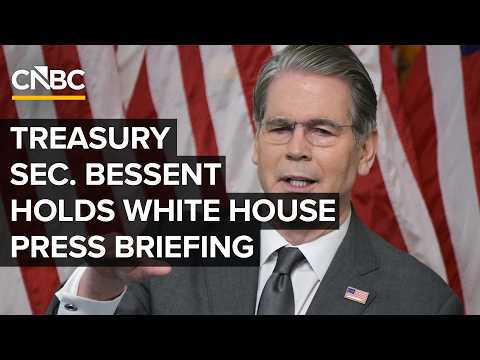 Treasury Secretary Scott Bessent holds White House press briefing — 5/28/2026