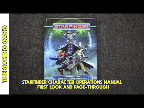 Starfinder Character Operations Manual - First Look and Page-Through