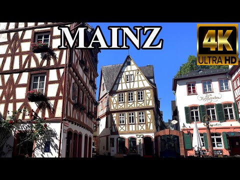 MAINZ am RHEIN - Stadtrundgang 🇩🇪 (4K)