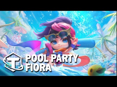 Pool Party Fiora Chibi Preview (Golden Spatula) - Teamfight Tactics