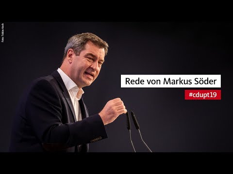 Rede von Markus Söder beim #cdupt19