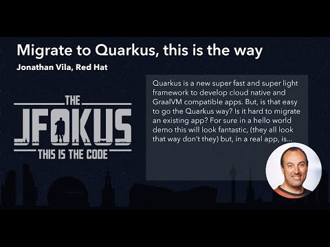 Migrate to Quarkus, this is the way by Jonathan Vila
