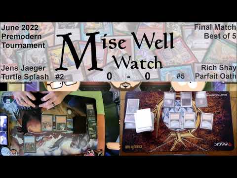 June 2022 Premodern Monthly - Final Match - Turtle Splash vs Parfait Oath