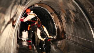 Bezwykopowa renowacja kanału o średnicach od 1500/2200 do 2350/3000