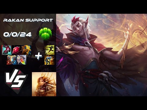 SUPPORT Rakan vs Leona - NA Grandmaster Patch 25.22