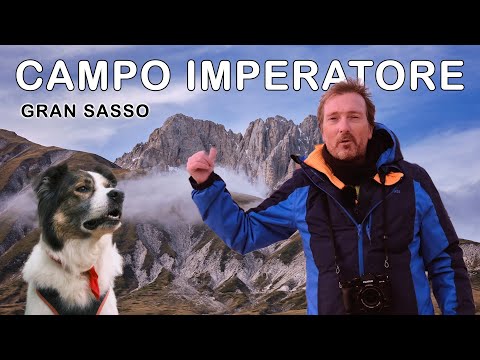GRAN SASSO : un timido sole di fine autunno scalda le praterie di Campo Imperatore e il Corno Grande