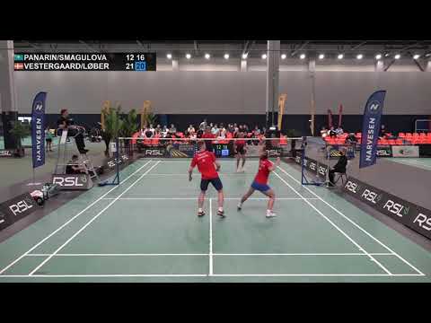 Match point - Panarin / Smagulova vs Vestergaard / Løber - Final, XD, Lithuanian Int. 2021