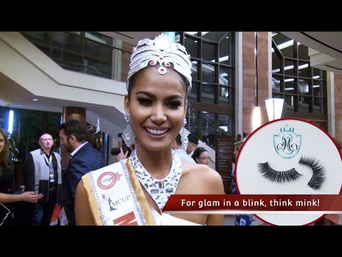 Beauty Pageant Queen Wins a Crown -  Miss Globe Ann Colis