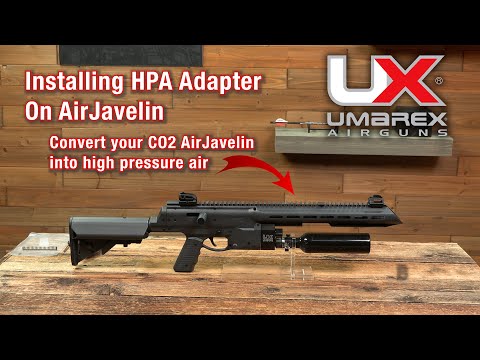 HPA Adapter install on Umarex CO2 AirJavelin How-to video