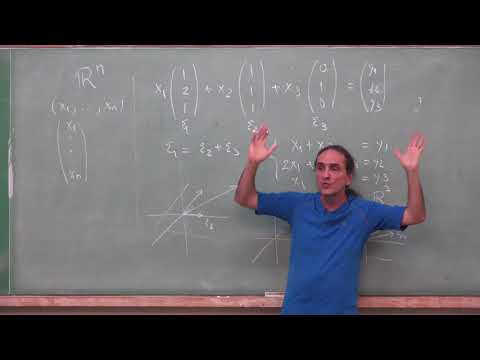 Álgebra Linear UFRJ 2018 1 Sistemas Lineares e Matrizes Combinações Lineares