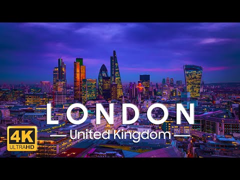 LONDON 4K Video UHD - Relaxing Piano Music, Beautiful Landscapes 4K | Stress Relief, Anxiety Relief
