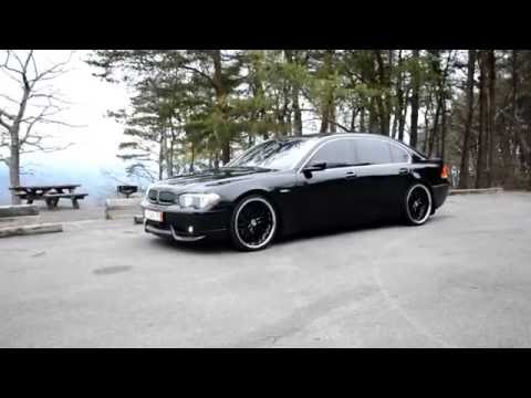 2003 745 bmw li ACS kit H&R lowered 22\" MRR GT1 wheels for sale