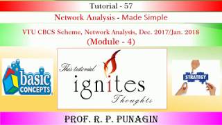 Download Lagu T 57 Network Analysis,VTU CBCS Scheme Dec 2017 Jan 2018,Module 4 Thumbnail