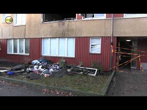 (Guri somaliyeed)Lägenhetsbrand i Biskopsgården i Göteborg