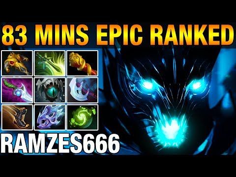 83 MINS EPIC RANKED - RAMZZES666 9K MMR Plays Terrorblade - Dota 2