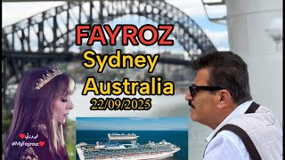 فیروز مع سفینة سیاحیةFayroz /Carnival adventure cruise Sydney Australia 2025 #australiatravel 