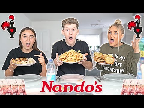 Last to STOP Eating NANDOS Wins £1,000 - Challenge
