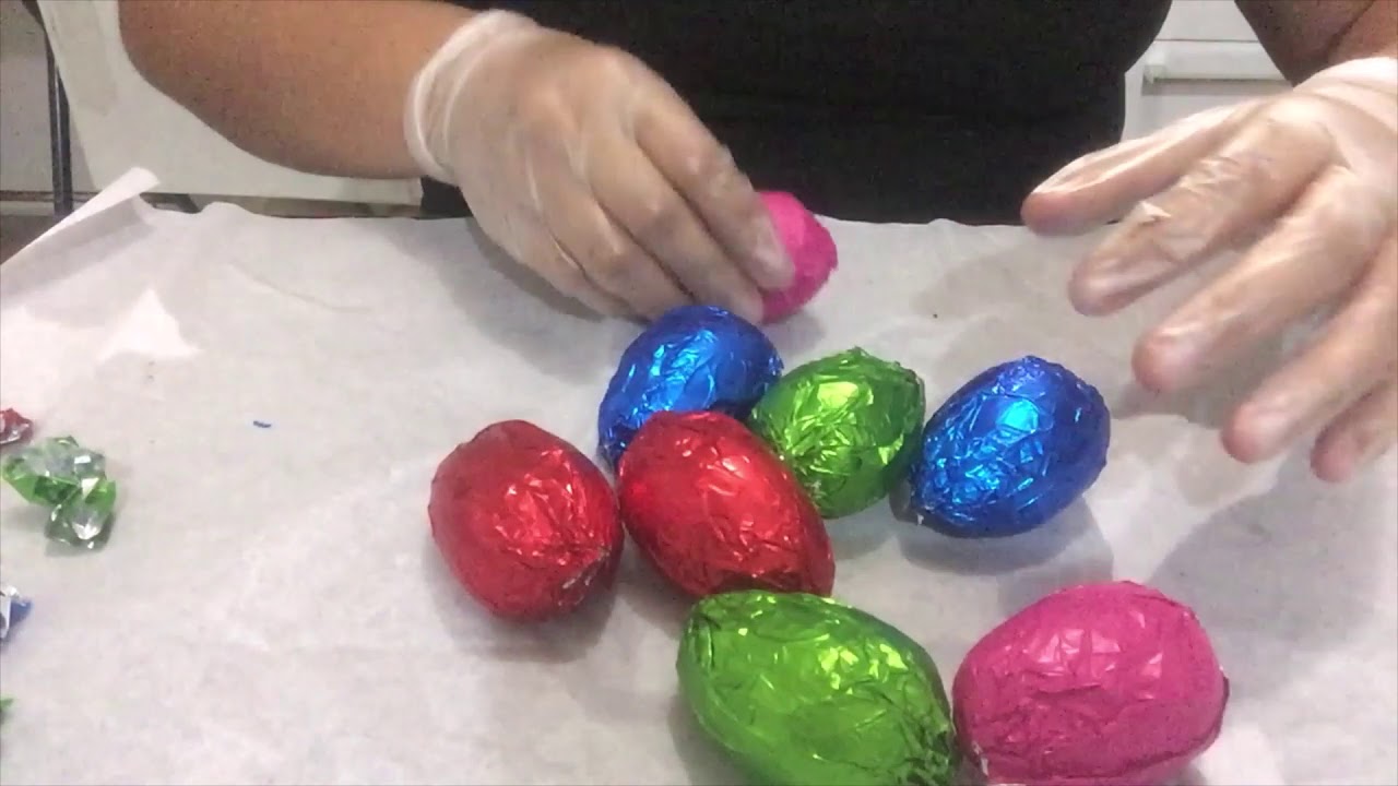 Como embalar ovos de Páscoa