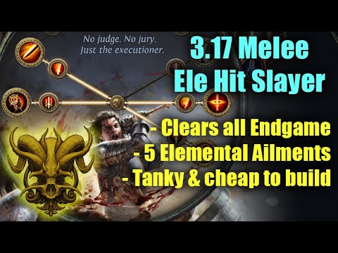 Melee Elemental Hit Slayer in 2022? Actually pretty good! Full Build Guide PoE 3.17 Archnemesis