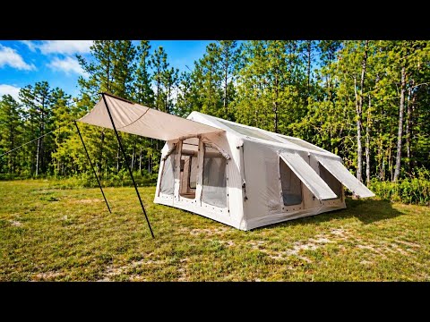 XXL Inflatable Tent Camping In Alabama !! | Zoonkoo Draco
