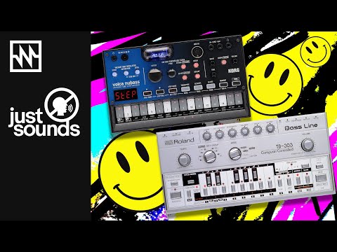Just Sounds: KORG Volca Nubass meets the Roland TB-303
