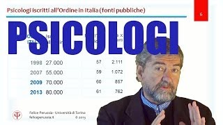 PSICOLOGI: Rapporto sulla professione in Italia - 2013