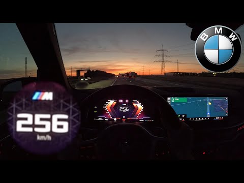 BMW X5M60i 256KPH/160MPH TOP SPEED Sunrise Drive in Frankfurt | German Autobahn | 4K ASMR POV Drive