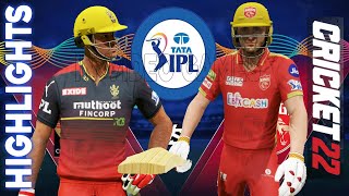 𝗿𝗰𝗯 𝘃𝘀 𝗽𝗯𝗸𝘀 - Royal Challengers Bangalore vs Punjab Kings Match Highlights IPL 15 Cricket 2022