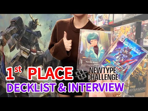 UNDEFEATED 1st Place Newtype Challenge 2 Decklist & Interview | Barbatos Aggro Blue/Purple