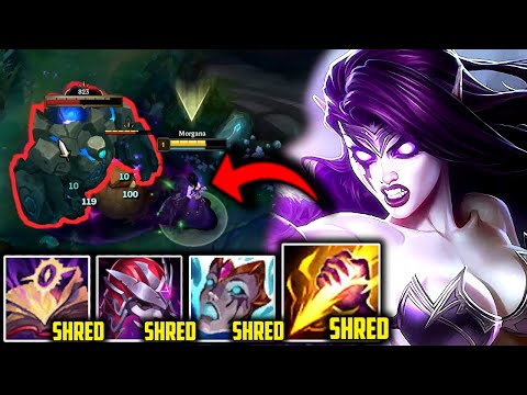 MORGANA JUNGLE 3x MAX HEALTH CARRY GUIDE (NO LEASH 3:18 FULL HP CLEAR) - League of Legends