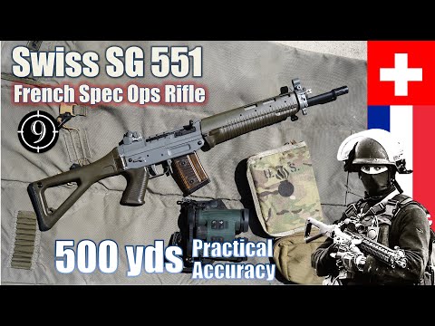 SG 551 to 500yds: Practical Accuracy [French Special Forces Rifle]