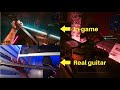A Like Supreme: In-game vs. Real guitar playing [Tabs added] (Cyberpunk 2077 Samurai cover)