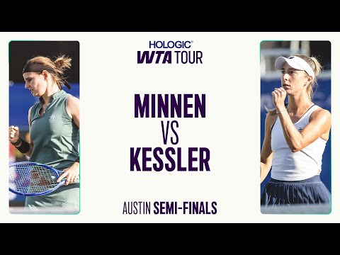 Greet Minnen vs. McCartney Kessler | Halbfinale Austin 2025 | WTA-Spiel-Highlights