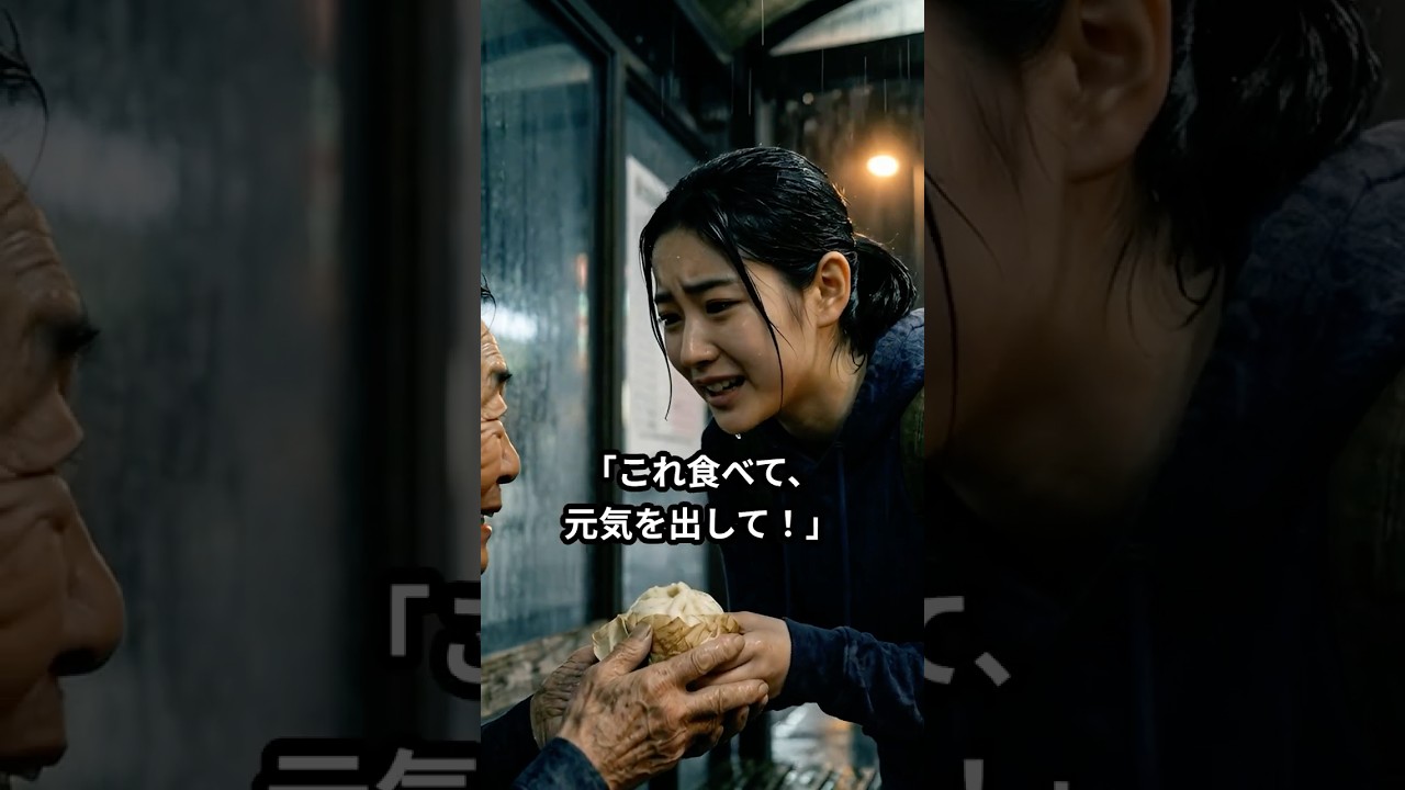 小さな傘と肉まんが一人の少女の絶望を最高の奇跡へと変えたのだ。#感動する話 #スカッとする話