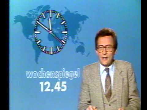 Ende der Tagesschau 26.02.1983, Programmtafeln, Testbild