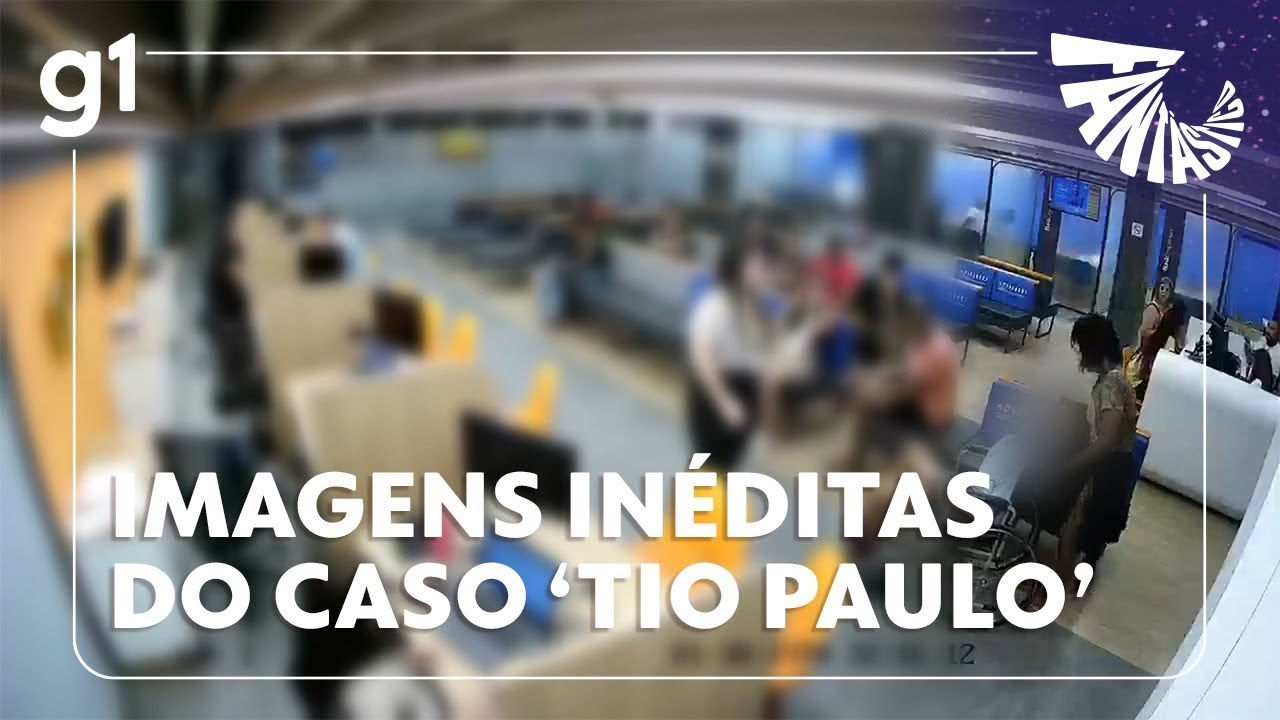 'Tio Paulo'  Fantástico tem acesso a cenas exclusivas de tio e sobrinha dentro do banco